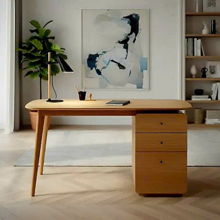Ora Oak : Bàn Làm Việc + Kéo Giản